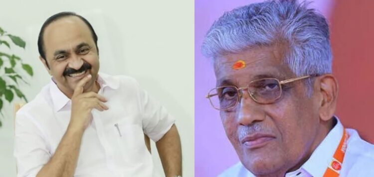 മുഖ്യമന്ത്രിയെ കാണാന് അനുമതി തേടിയിട്ടും നല്കിയില്ല; സതീശന് അഹങ്കാരി: എന്എസ്എസ്