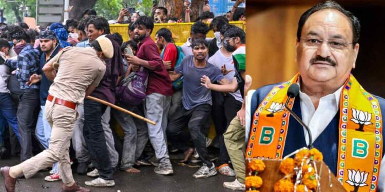 ചർച്ചകൾക്ക് തയ്യാറെന്ന് ജെ പി നദ്ദ; ധർമേന്ദ്ര പ്രധാന്റെ രാജിയിൽ നിന്ന് പിന്നോട്ടില്ലെന്ന് CJP