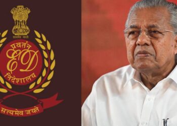പിണറായി വിജയന്റെ കണ്ണൂരിലെ വീട്ടില് വീണ്ടും ഇ ഡി; അകത്ത് കയറാതെ പരിശോധന