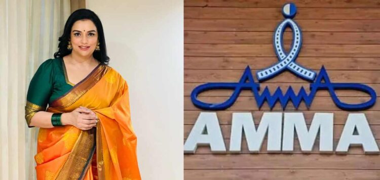 കുറ്റാരോപിതര് അമ്മ തലപ്പത്ത് വരില്ല’; വീണ്ടും കുറിപ്പുമായി ശ്വേത മേനോന്