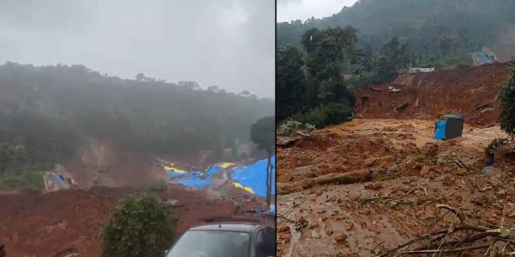 വയനാട് തുരങ്കപാത നിർമ്മാണ സ്ഥലത്ത് മണ്ണിടിച്ചിൽ; ഒരു മരണം, ഏഴ് പേരെ കാണാതായി